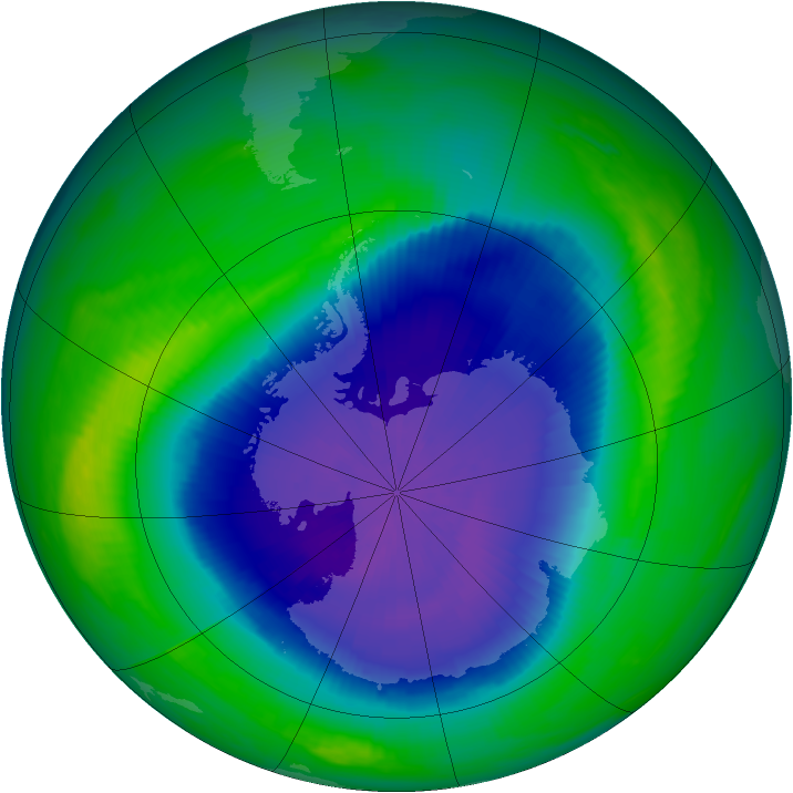 Ozone Map 1987-10-27
